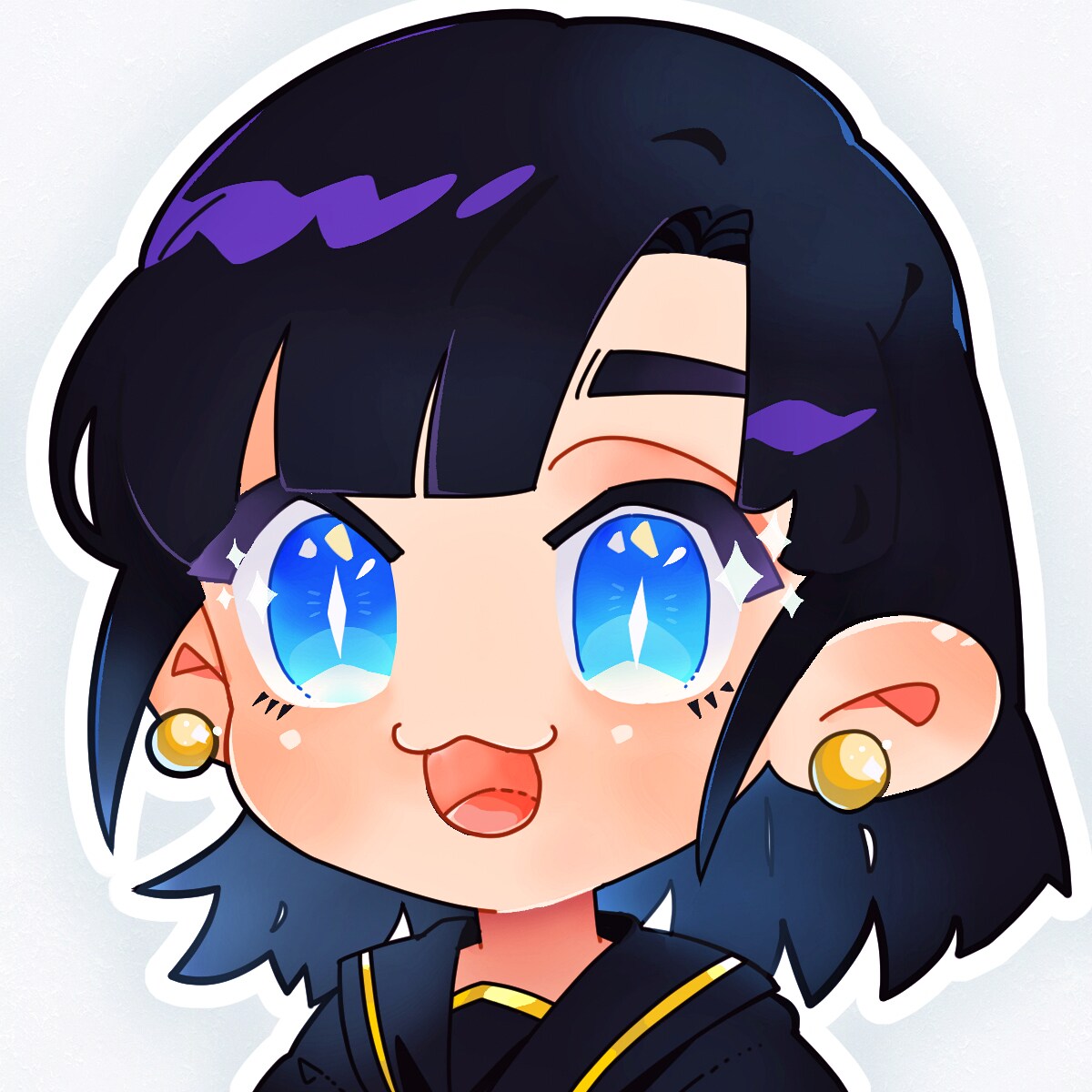 きらきらかわいいちびキャライラストお描きします SNSのアイコン・キャラデザのご依頼も◎ イメージ2