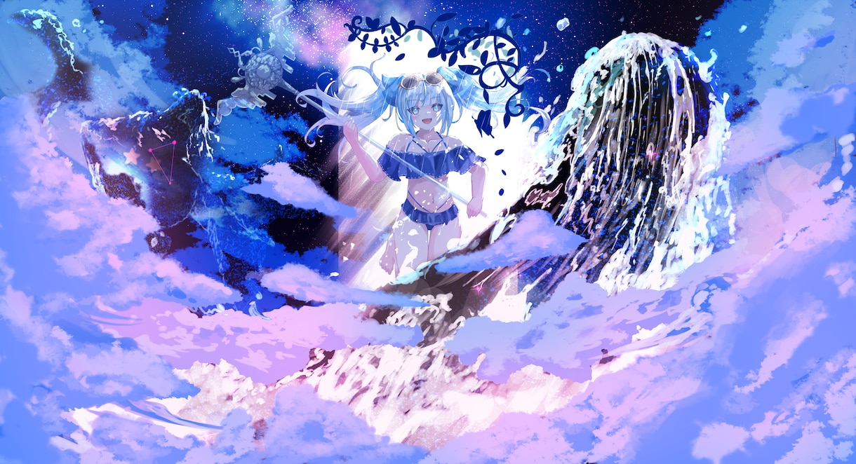 一枚絵の女性イラストを丁寧に制作します ご希望のイメージを大切に、一件ずつ誠実に対応！ イメージ1