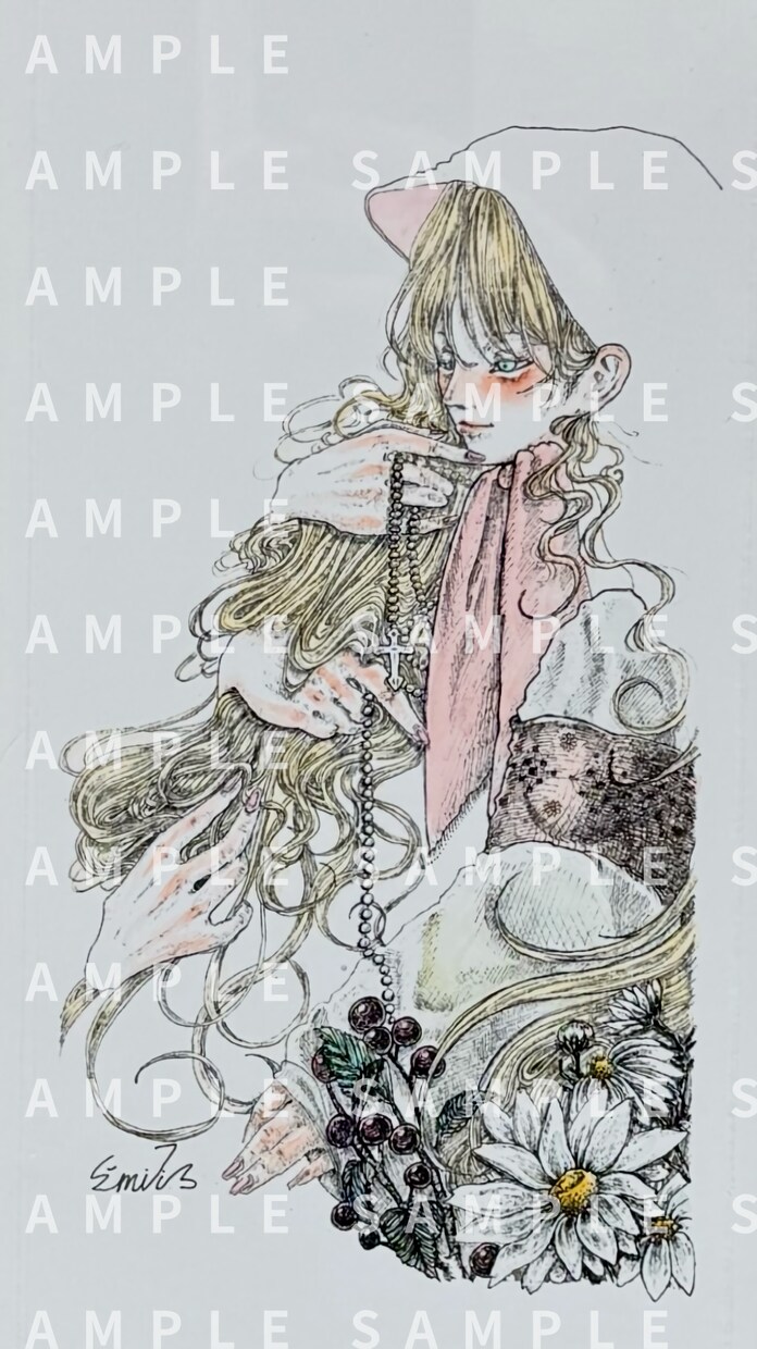 アナログの女の子のイラストを描きます 繊細な感情を、一枚の絵に。貴方の為のイラスト描きます イメージ4