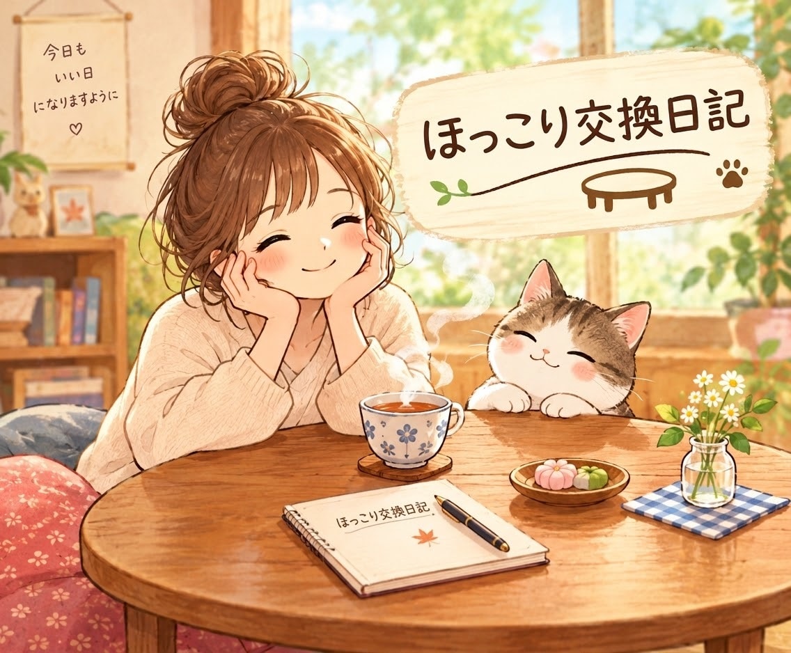 ほっこり、3日間の【交換日記】☘️はじめます 電話が苦手な方や、電話相談の続きにもご利用いただけます☘️ イメージ1