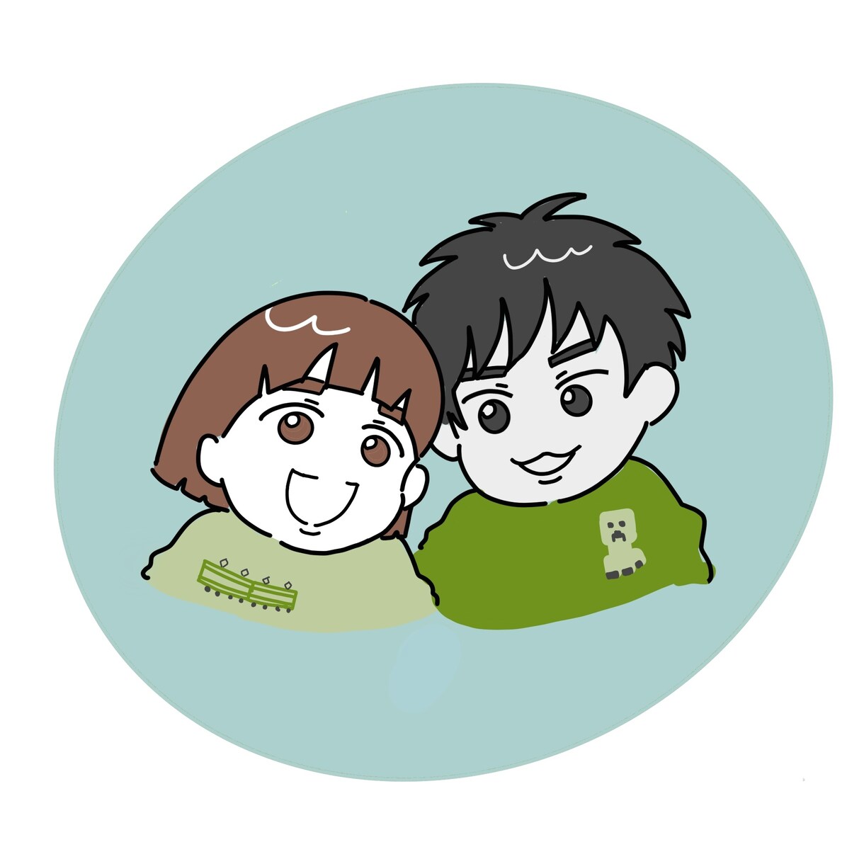 SNSやブログの目を引くアイコンにます POPで可愛いアイコンお描きします イメージ2