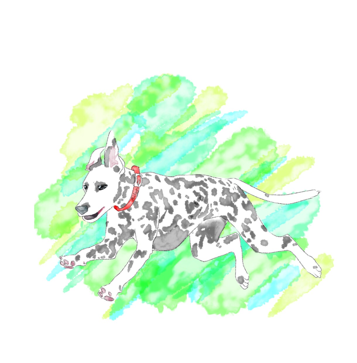 虹の橋を渡った【愛犬】を【イラスト】で甦らせます わんちゃんも【より可愛く♡より格好良く⭐︎】描きます イメージ6