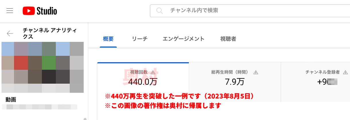 YouTube再生回数UP！国内視聴者に拡散します YouTube+1000再生★日本国内のリアルな視聴者にPR イメージ2