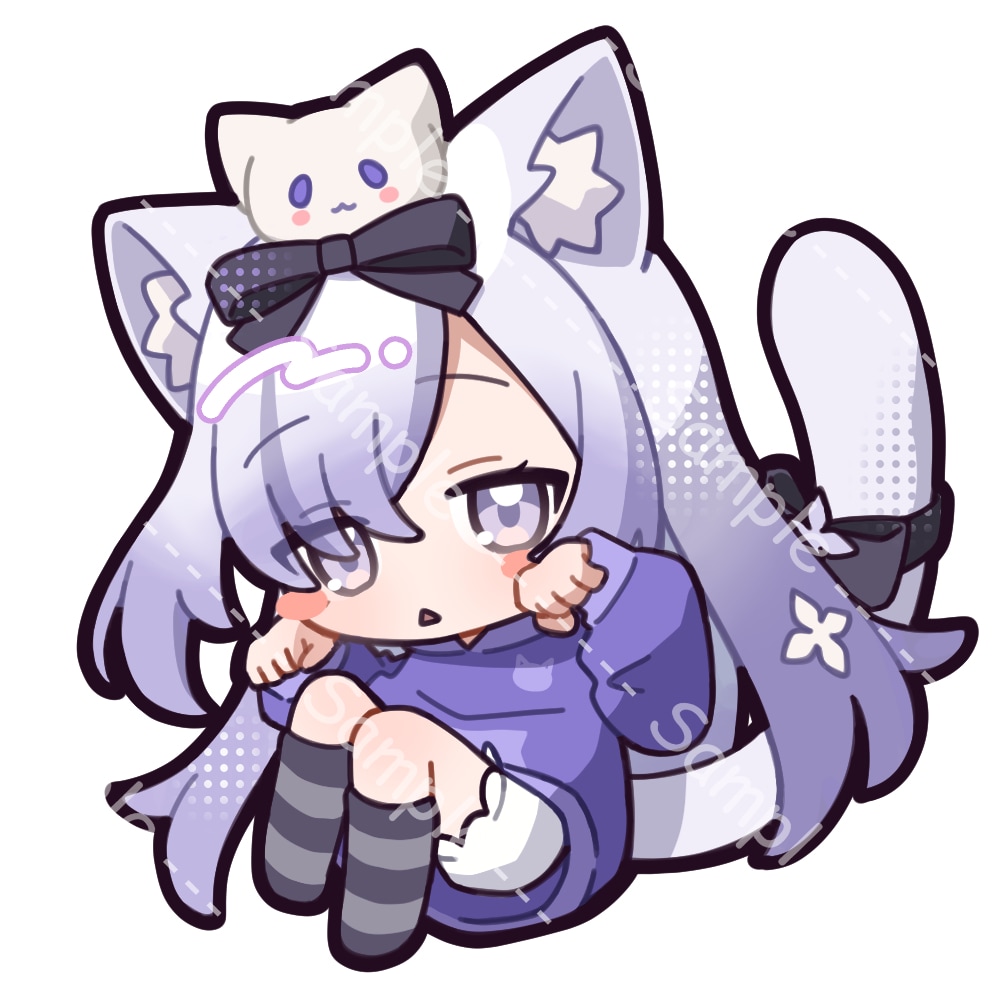 格安で可愛いイラスト全般描きます アイコン、ヘッダー、立ち絵などのイラストを格安で描きます！ イメージ3