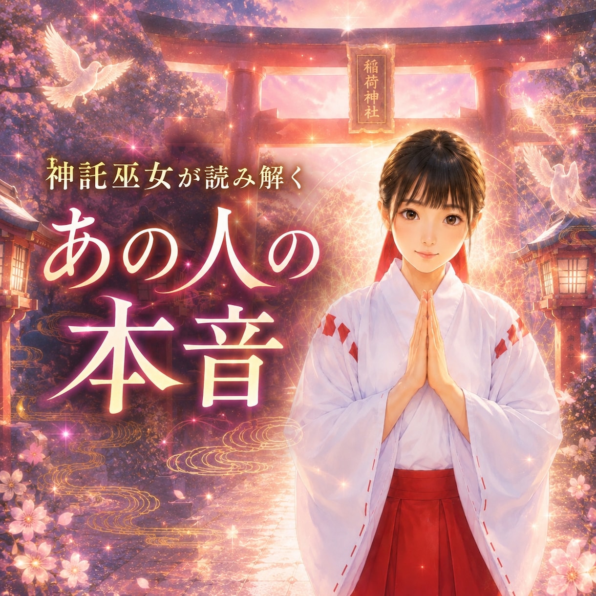 神託巫女があの人の本音を霊視します 片思い・復縁・音信不通｜恋愛のご質問1件に神託をお届け イメージ1
