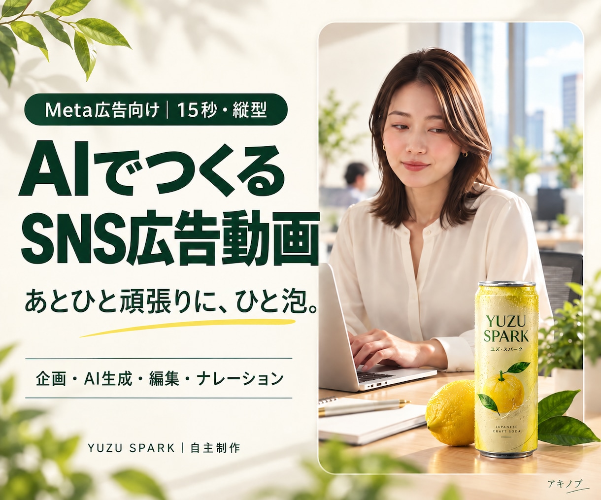 AIで目を引くSNS広告動画を制作します 冒頭のつかみから商品訴求まで、企画・編集を一括対応 イメージ1