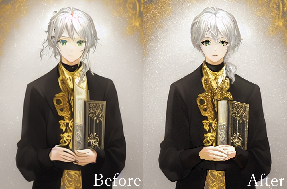 AI生成イラストの加筆修正をいたします あなたの生み出した「好き」をより魅力的なキャラクターに！ イメージ7