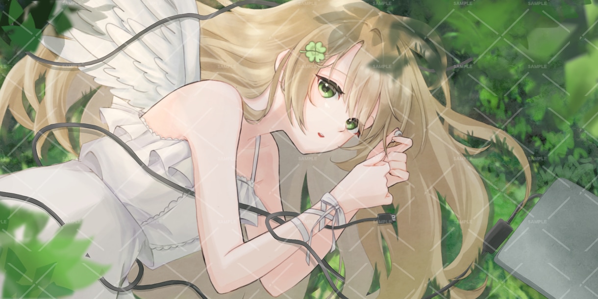 1枚絵お描きします キャラクターメインの1枚絵お描きします。 イメージ2