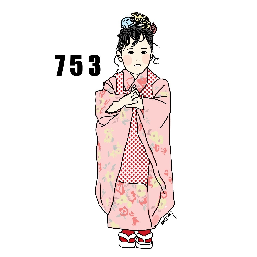 思い出写真をおしゃれな似顔絵イラストにします 表情 服装変更OK こどもの成長記録 記念日のお祝いなど◎ イメージ4