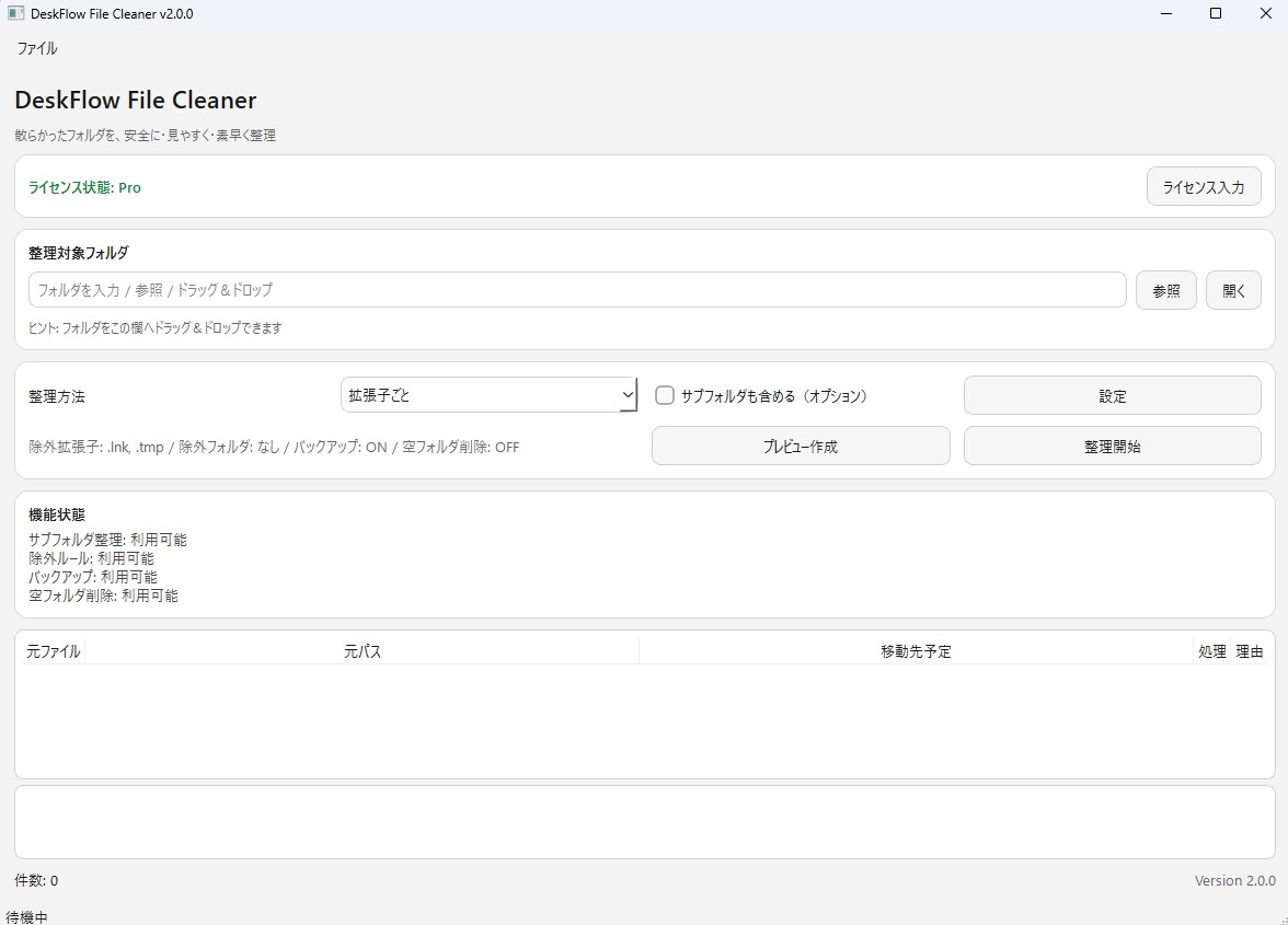 散らかったファイル自動整理するソフトを提供します PC作業を効率化する ファイル自動整理ツール イメージ1