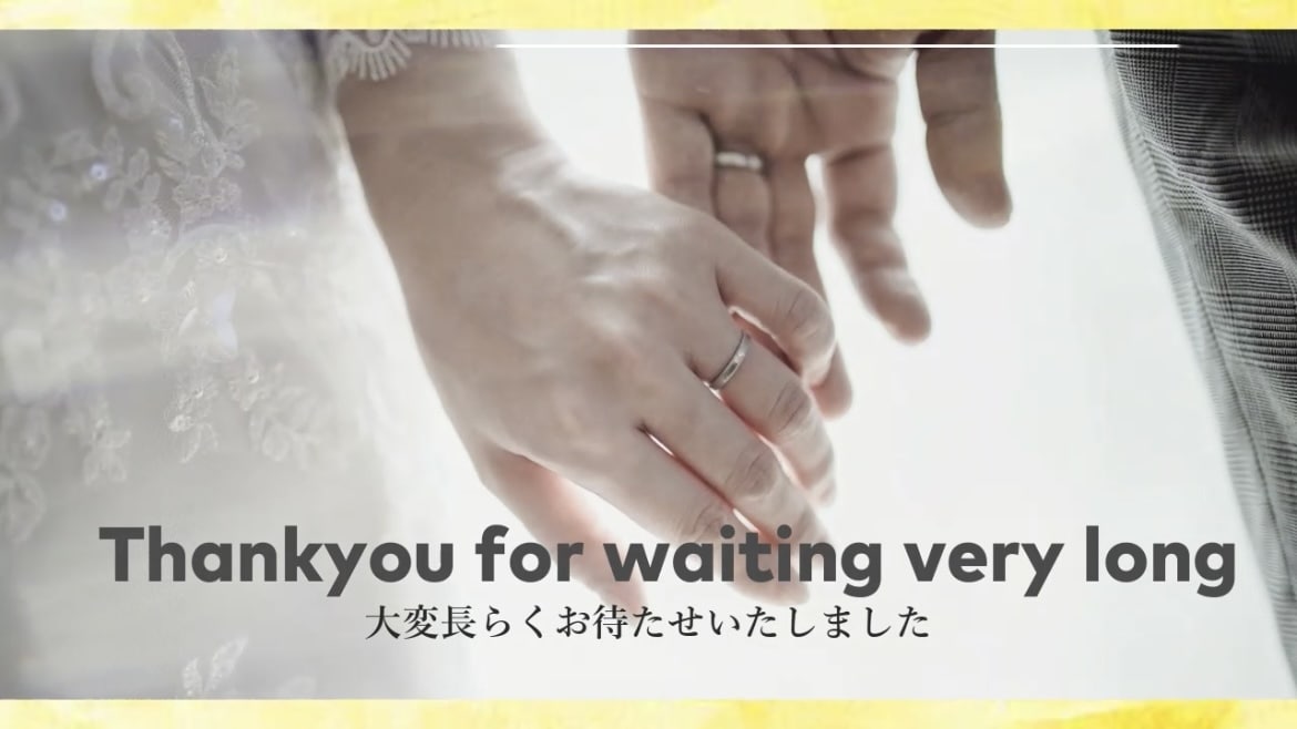 4.結婚式オープニングムービー作ります 好きな歌に合わせてセミオーダー！お洒落なオリジナルムービー イメージ6