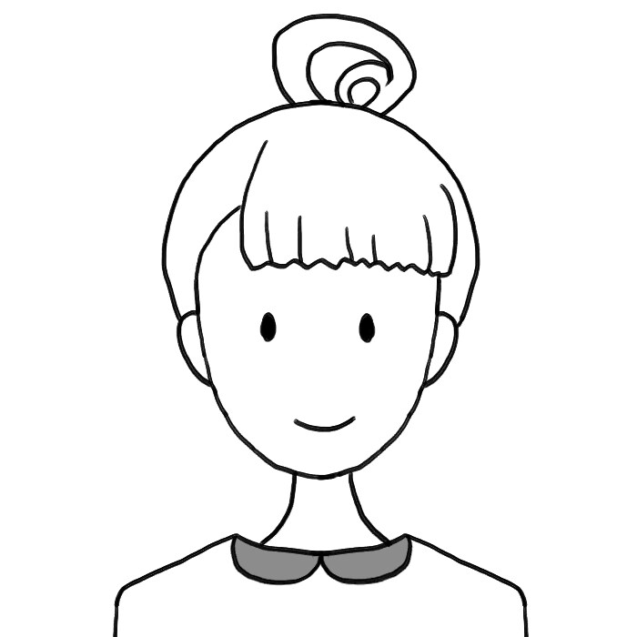 シンプル！モノクロ似顔絵風アイコン描きます ポーズは3パターン！プロフィール画像など商用利用可！ イメージ2
