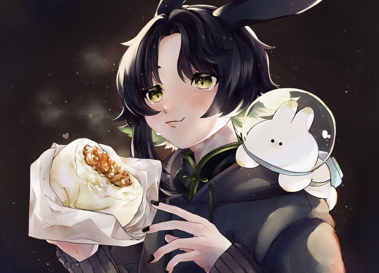 明るく活気のあるイラスト描きます 食べ物を食べる姿や生活感のあるイラストを求めている方へ イメージ6