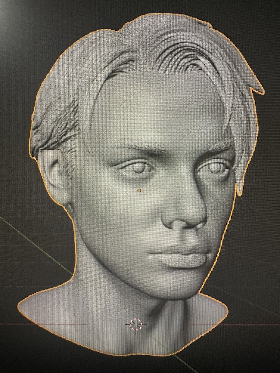 写真から作る3Dモデリング胸像を作成します あなたの大切な瞬間を、手のひらサイズの記念品に イメージ4