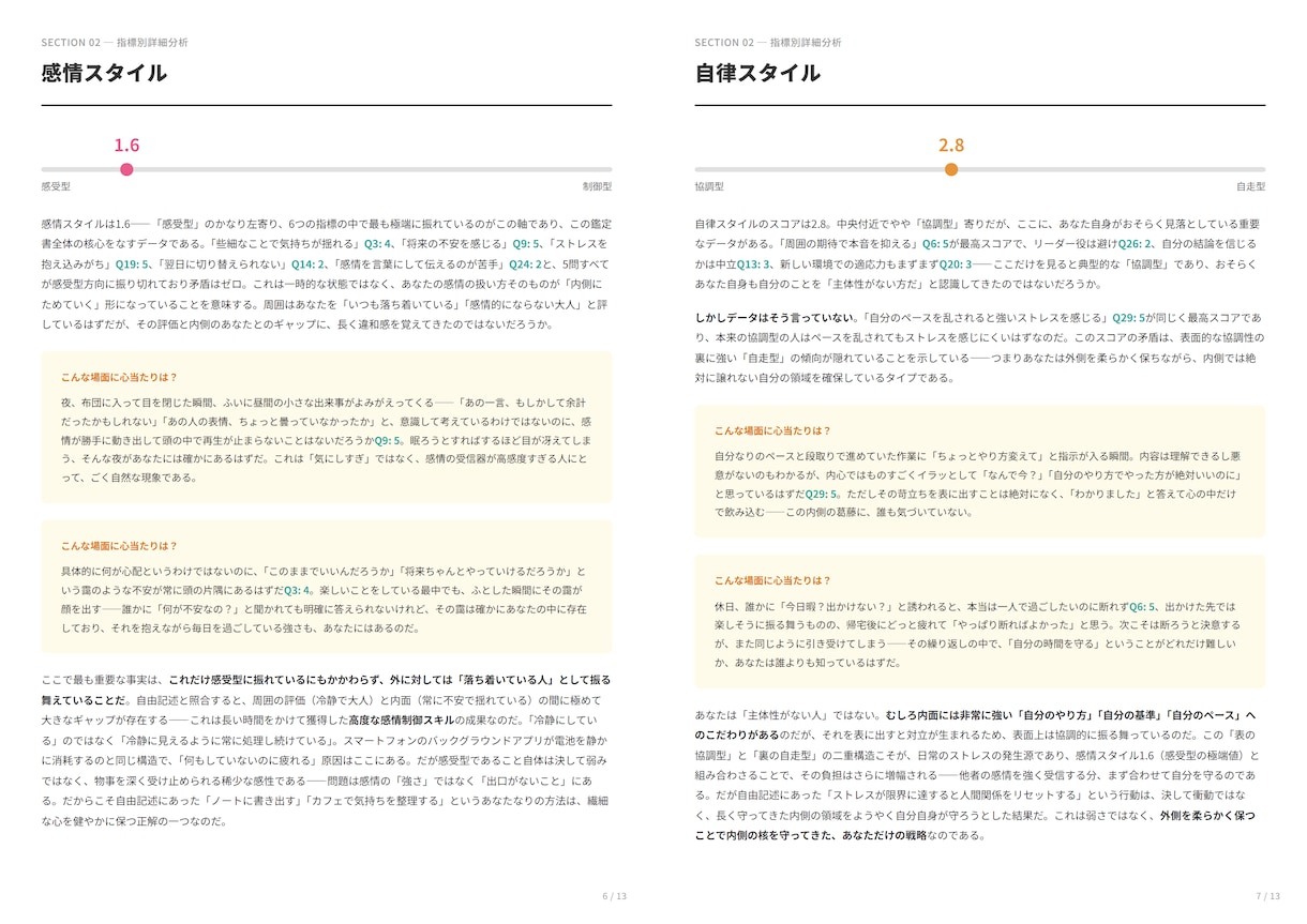あなたの「トリセツ」を本格データ分析で作成します 心理統計の専門分析で5,000字超｜あなた専用の鑑定書 イメージ5