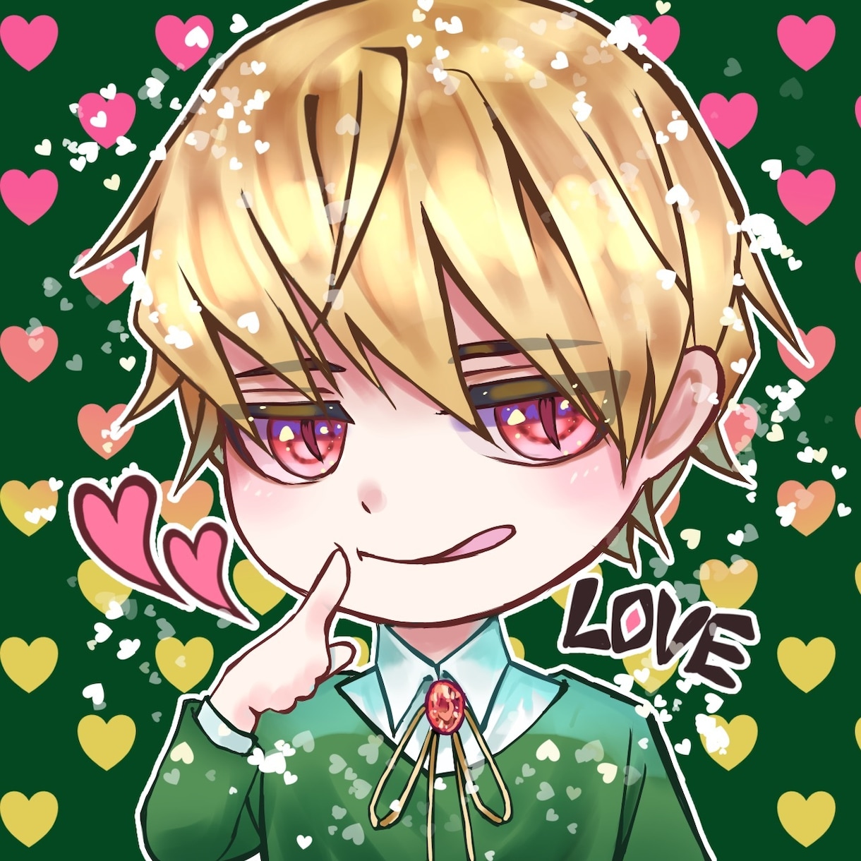 ミニキャラアイコン描きます キリッとしたテイストでかわいらしく描きます！ イメージ2