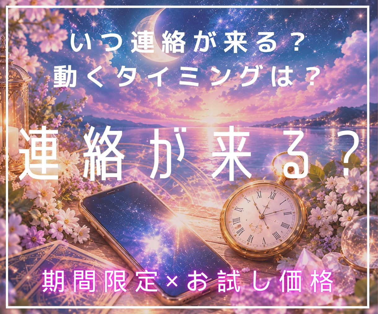 復縁鑑定｜彼の本音、連絡時期、2人の未来を占います 霊視タロット×西洋占星術で彼の気持ちや未来の流れを即日鑑定！ イメージ3