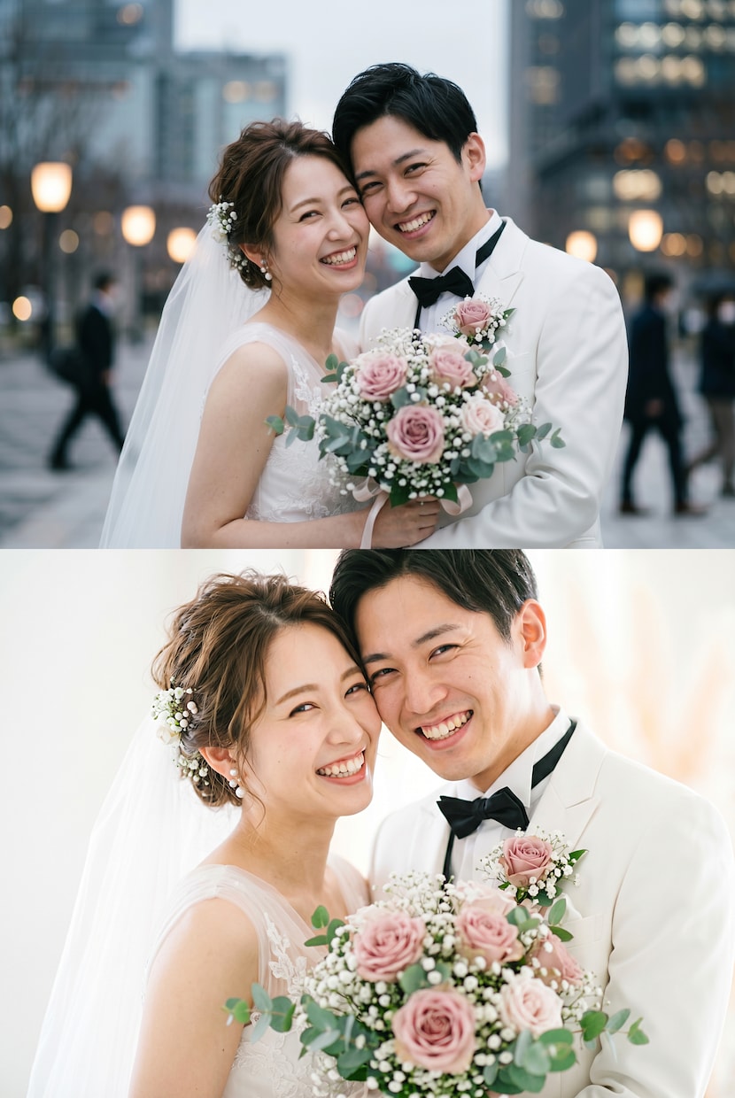 著名芸能人多数撮影・ボード用写真をリメイク承ります ｜美的な仕上り【ウエルカムボード写真】こだわりませんか？ イメージ4