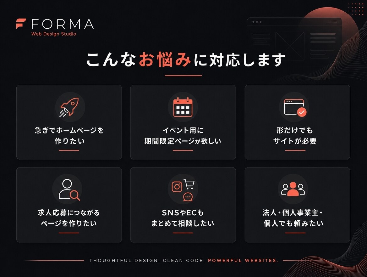 御社のホームページを作成いたします 格安で！ハイクオリティなホームページを作成！ イメージ2