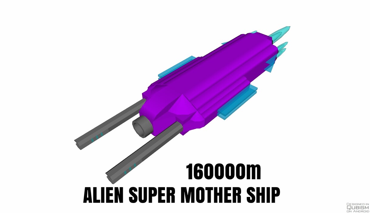 宇宙船達を販売します QUBISM3Dで作成した宇宙戦艦達です。 イメージ7