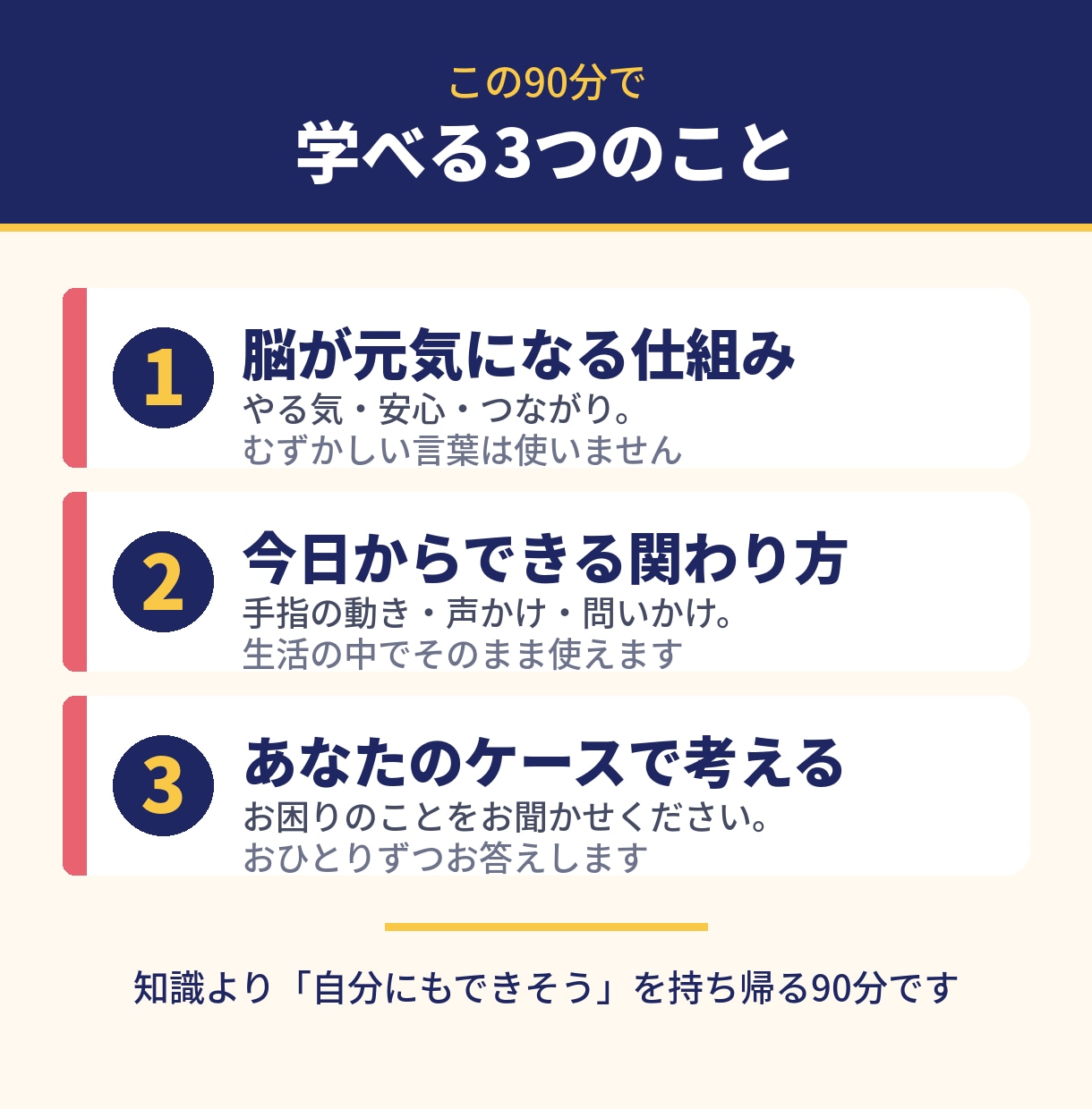 脳は何歳からでも変わる入門講座を開催します 脳は何歳からでも変わる。その仕組みを90分で学べます イメージ2