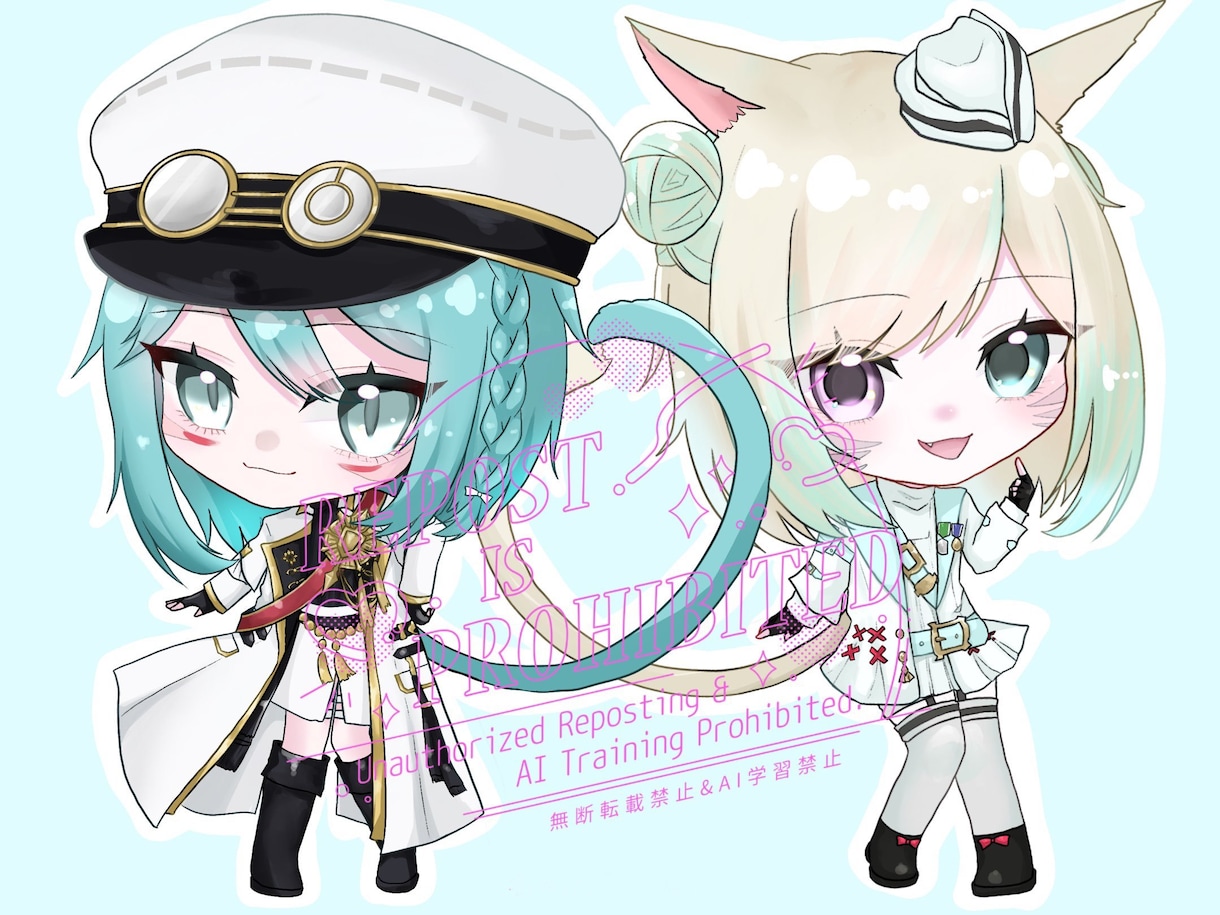 配信・SNSで使える！オリジナルイラスト制作します ◆ざっくりしたイメージでも◎初依頼も安心！◆ イメージ9