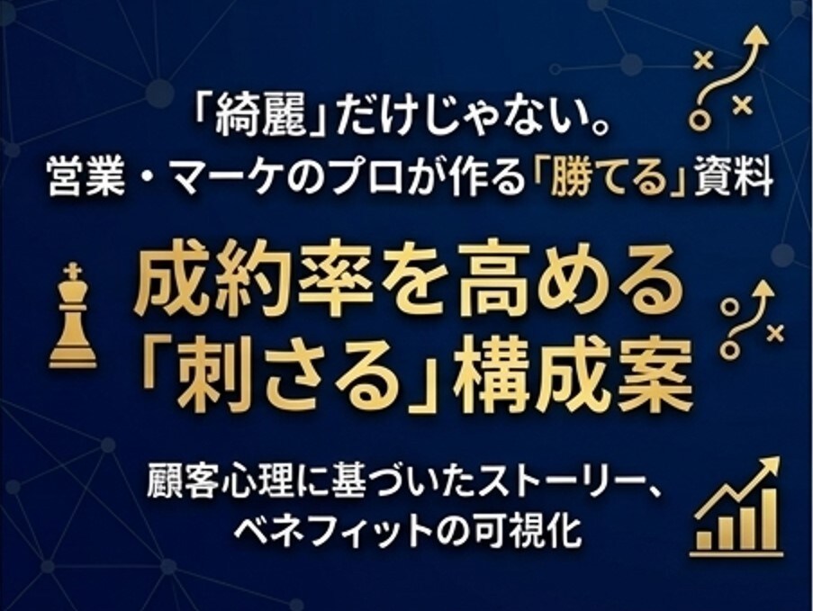 英語対応可｜構成から作るBtoB資料作成代行します プレゼン資料作成 構成案・図解・リライトまで一貫対応 イメージ2