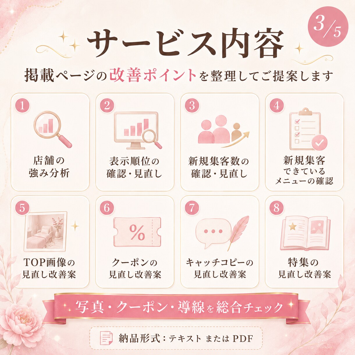 ホットペッパー掲載ページ改善案を作成します 現役新宿マツエクサロン運営者、競合多数の新宿で複数店運営 イメージ2