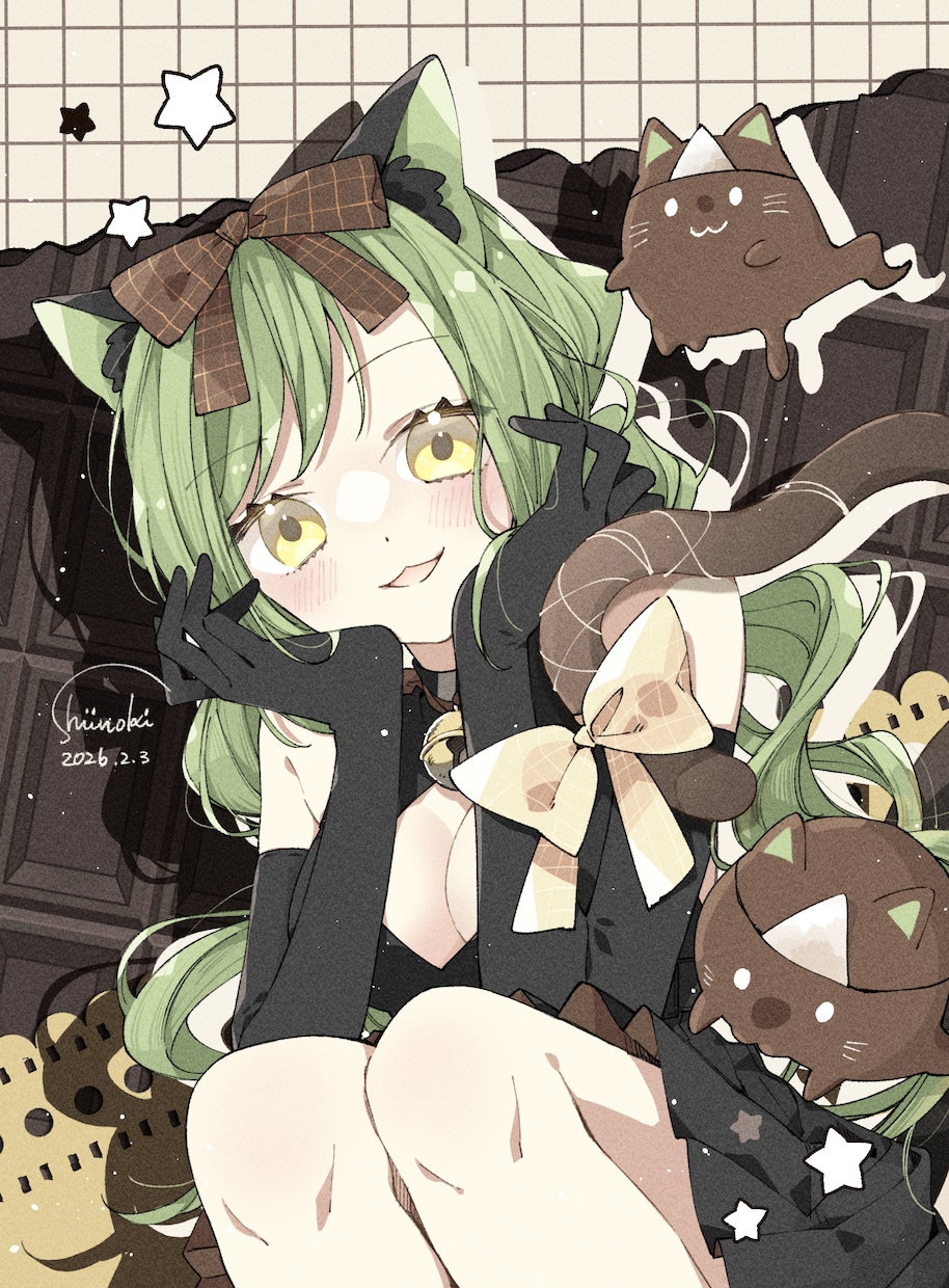 動画のサムネや表紙、挿絵等のイラストをお描きします MV用イラストやアイコンに使えるポップで可愛いイラストです イメージ2