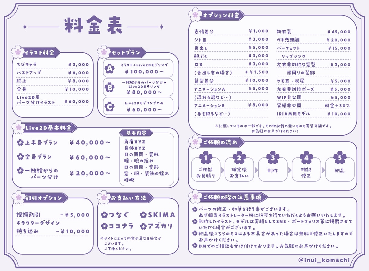 ふわふわ＆高可動Live2Dモデリング制作致します ふわふわ揺れで可愛い！高可動域モデル◎ イメージ7