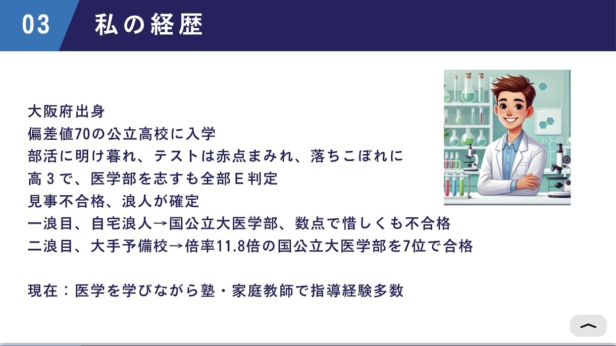 現役医大生があなたの勉強に１ヶ月間寄り添います 勉強方法・計画、その他相談など1ヶ月間サポート！ イメージ3