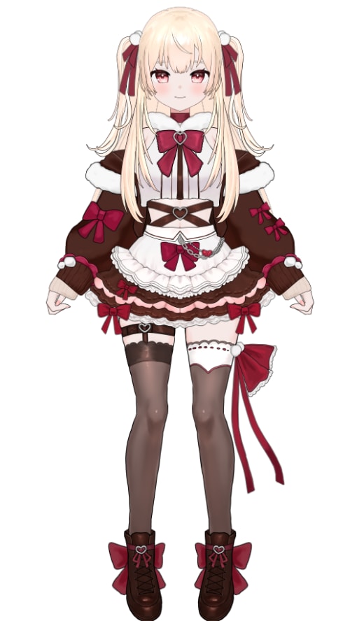 VTuberパーツ分けイラスト描きます キャラデザからパーツ分け、キービジュアルまでお任せ下さい。 イメージ3