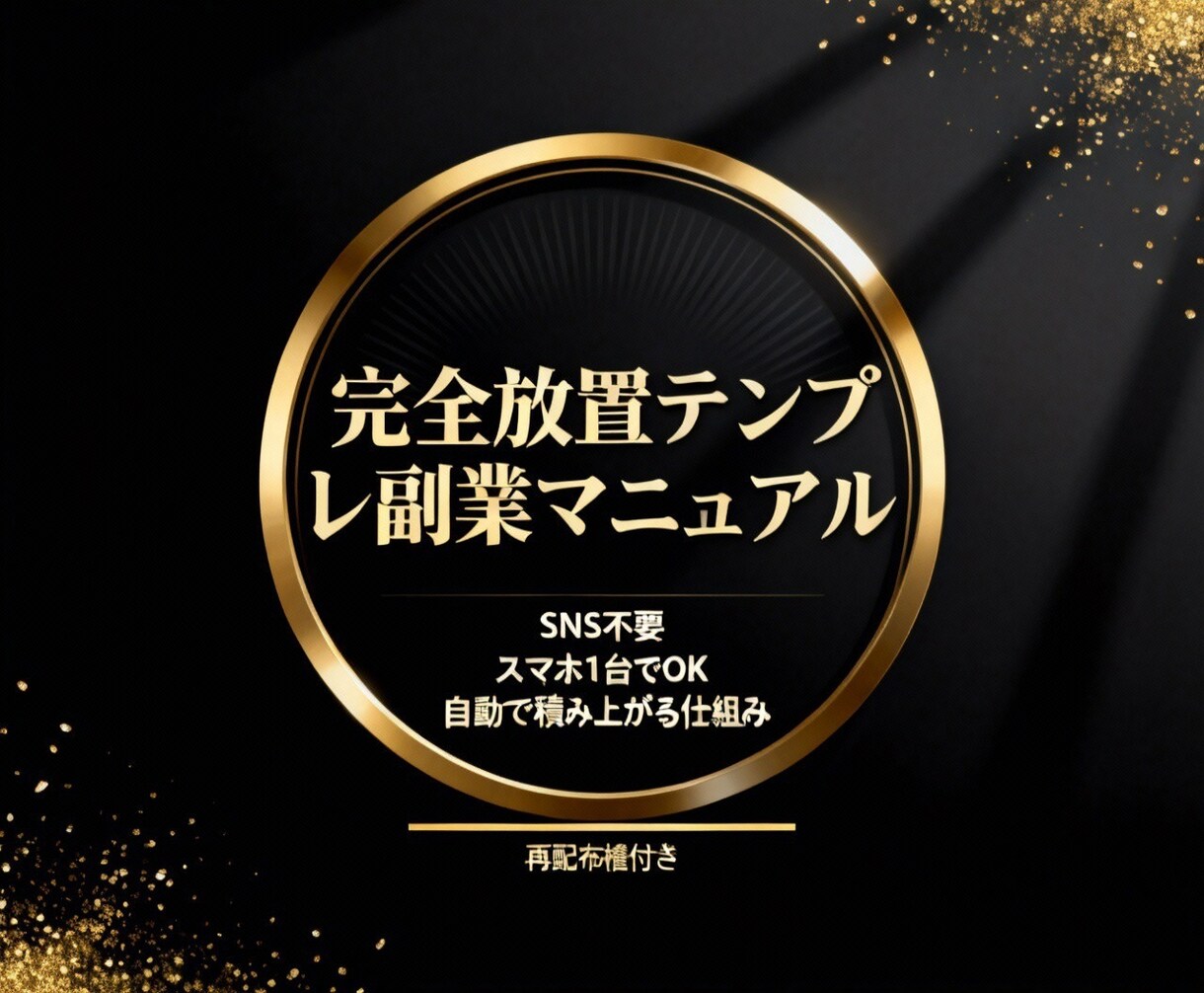 放置で収益積み上がるテンプレ教えます 初心者／テンプレ／スキル知識一切不要 イメージ1