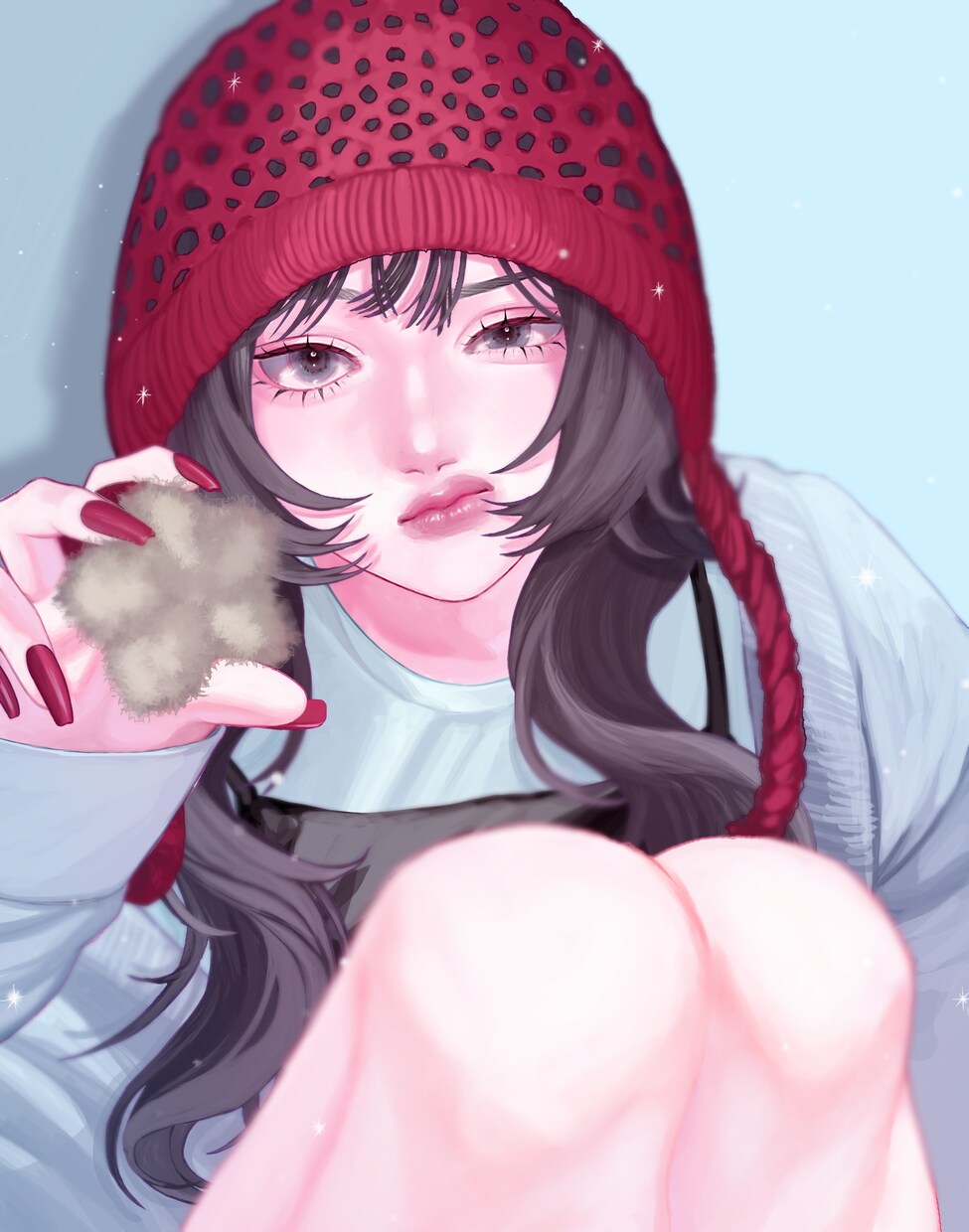 透明感のあるかわいいイラスト描きます 目を引く透明感と繊細な塗りを活かして丁寧に描きます。 イメージ2