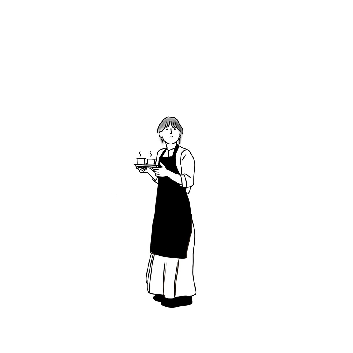 写真をもとにシンプルでおしゃれなイラストを描きます 珈琲好きの写真家が描くシンプルなおしゃれイラスト イメージ2