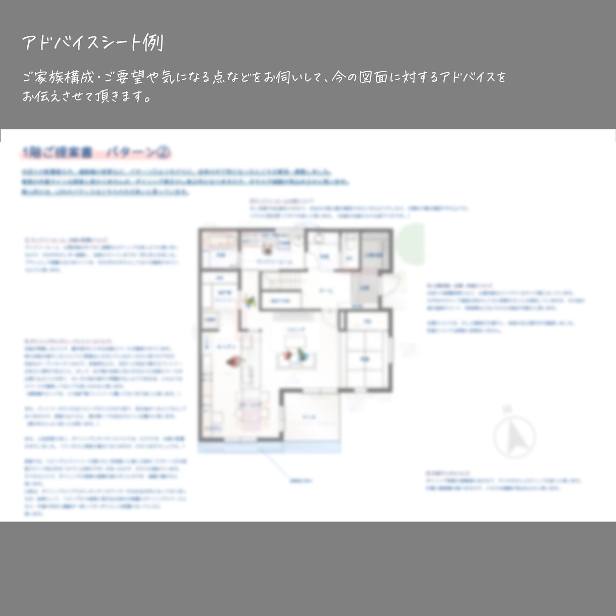 現役の女性一級建築士が丁寧に間取りをチェックします TV・雑誌掲載の建築士が機能とデザイン両面から修正案をご提案 イメージ2