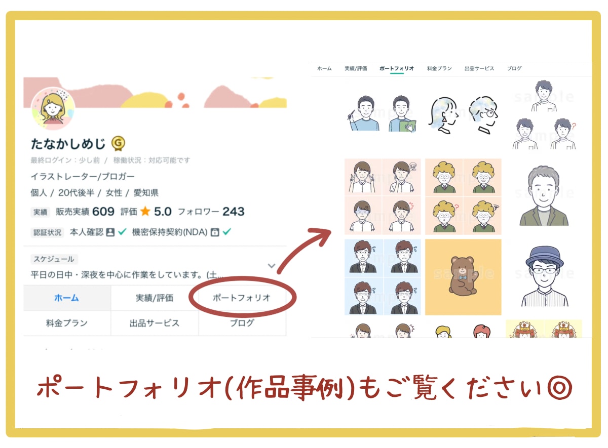SNS/ブログ用ゆるシンプルイラスト作成します 【印象アップ】親しみやすい手書きイラスト イメージ6