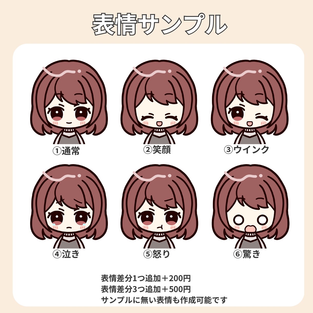 商用利用料込！ゆるかわアイコン作成します アイコンやサムネイルに使いやすいゆるかわイラストお描きします イメージ5