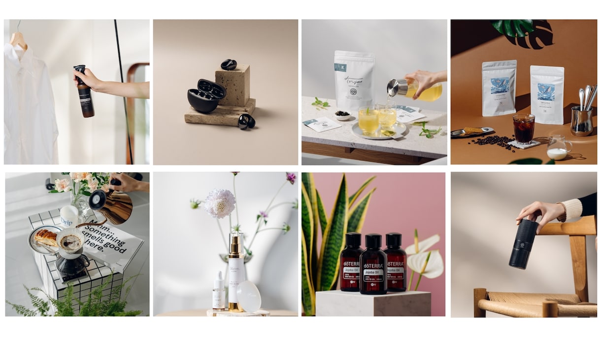 複数枚撮影！商品のイメージ写真を複数枚納品します 【スタジオ費不要】SNS投稿用やECサイト用に人気のプラン！ イメージ1