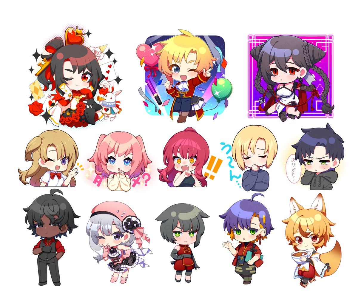 ミニキャライラストを制作いたします グッズや配信等で使いやすいSDイラストを制作します イメージ7