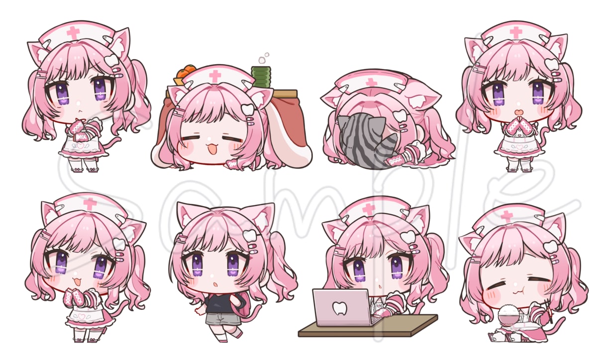 1,5頭身ミニキャラお作りします ちょっとしたことに使える、楽しめる！そんな一点ものはいかが？ イメージ9