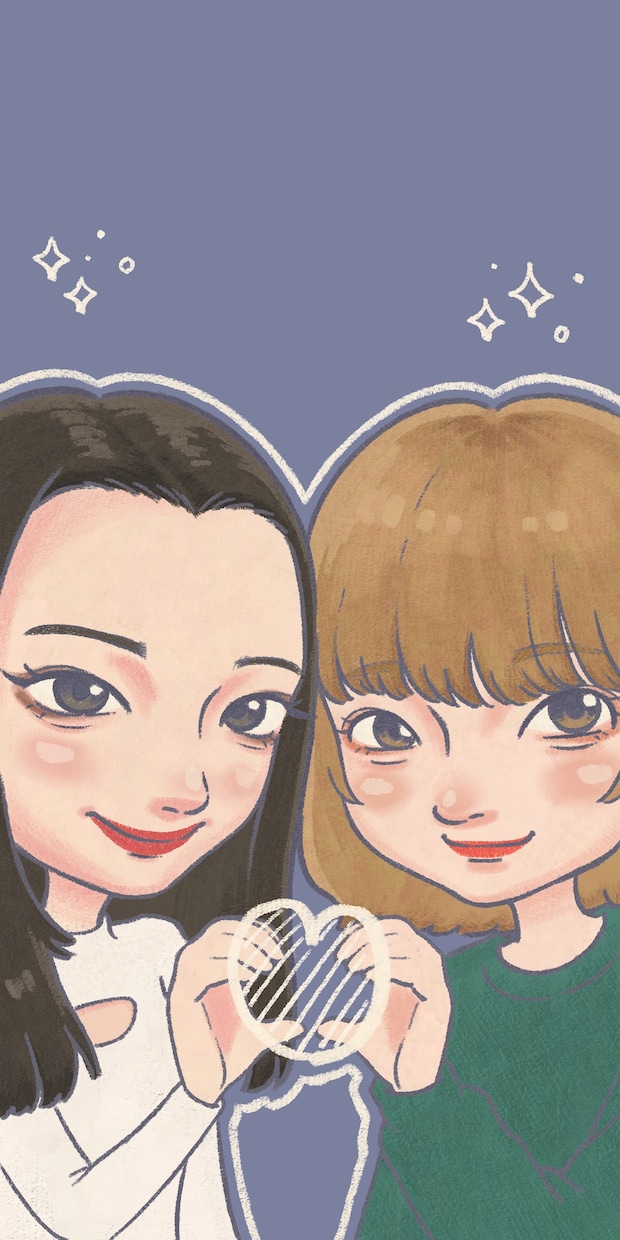 デジタルでお二人の似顔絵をかわいく描きます 二人の色褪せない幸せを残してみませんか？ イメージ6