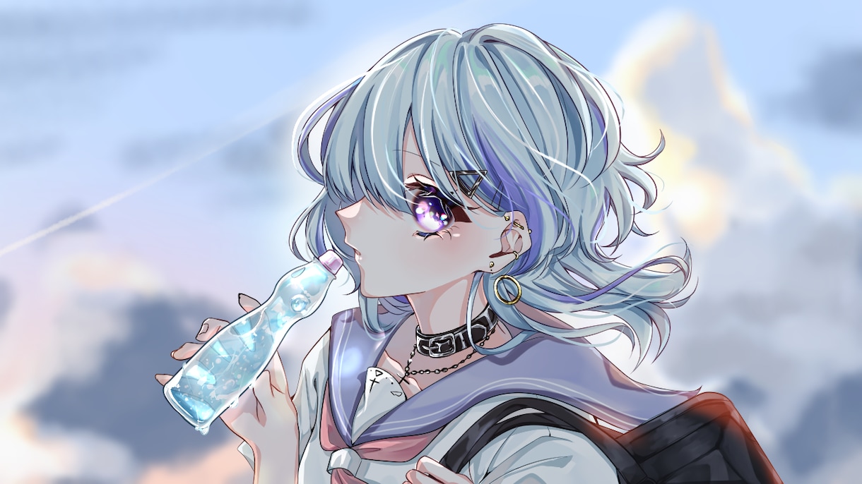 ジャンル問わず様々なイラストを描きます 透明感のあるイラストが得意です。 イメージ5