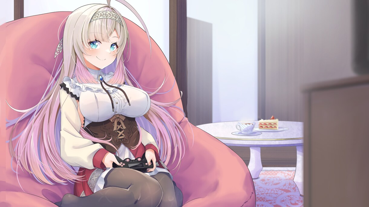 オリジナルのキャラクター1枚絵を制作します 要と問わず、1枚絵全般を描きます！ イメージ3