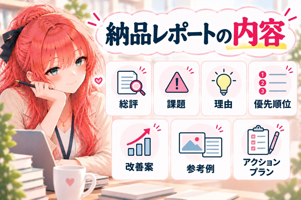 LP・求人を分析し具体的な改善方法をご提案します 課題・優先順位・改善案をまとめた詳細レポートを納品 イメージ5