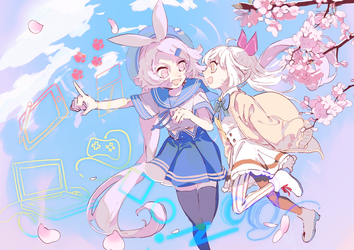 躍動感のあるイラスト制作受け付けます アイコン、一枚絵、サムネなどに イメージ9