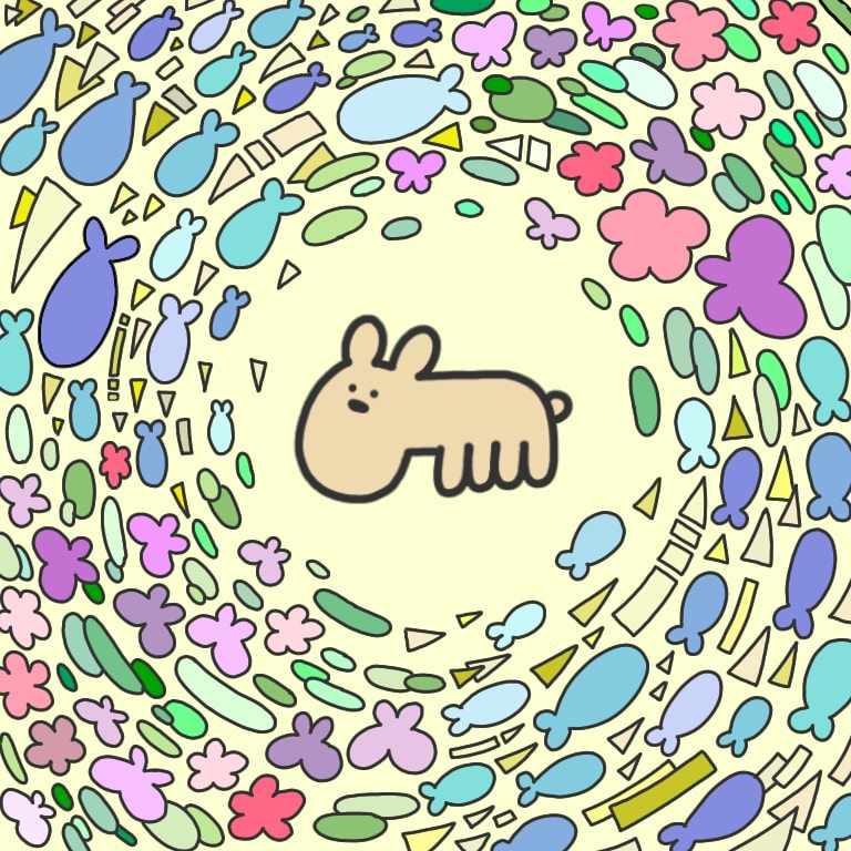 ポップで不思議ないきものたちのイラストを描きます アイコン、背景、プレゼントなどにご利用ください！ イメージ2