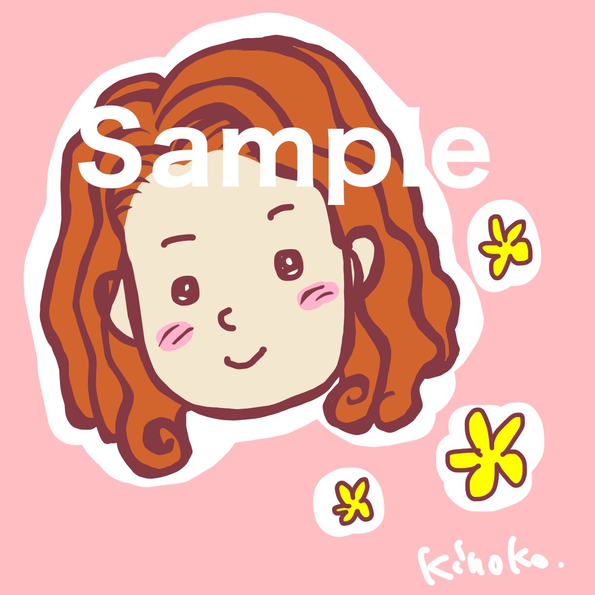 シンプルで見やすいアイコンを描きます ゆる〜いけど、シンプルで目立つアイコンはいかがですか？ イメージ1