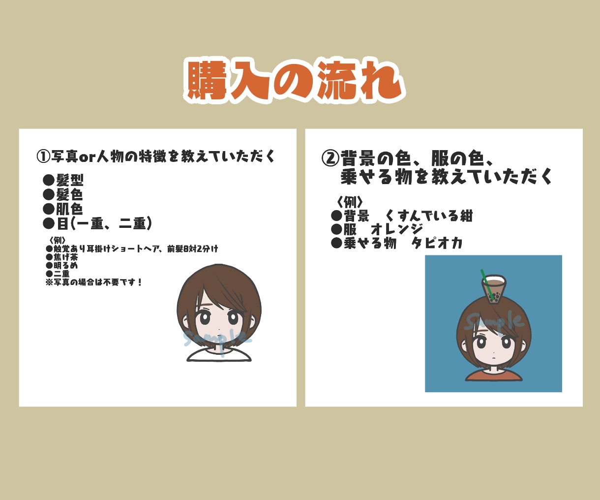 頭の上に好きなものを乗せた似顔絵お描きします 可愛い雰囲気のSNSアイコンを探しているあなたへ イメージ2