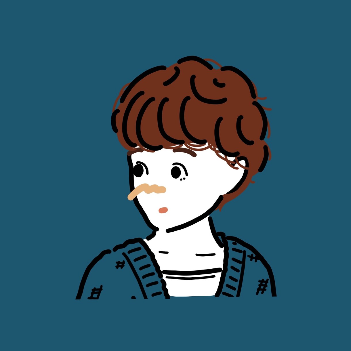 アイコンイラスト・記念イラスト描きます 好きな色、ポーズで「らしさ」のでるアイコンを。 イメージ9